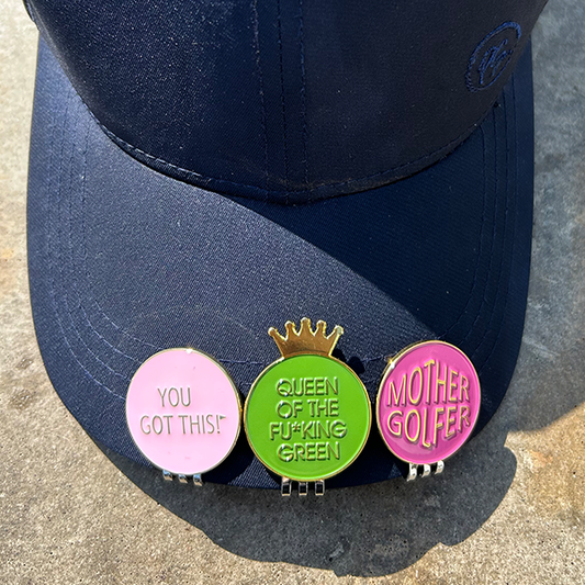 Golfpaket med Vattenflaska, Keps och 3 golfmarkörer