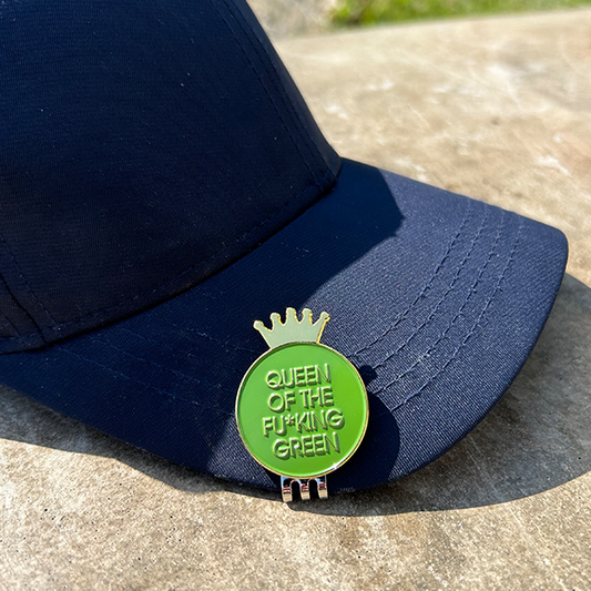 Golf marker "QUEEN OF THE F*CKING GREEN"
